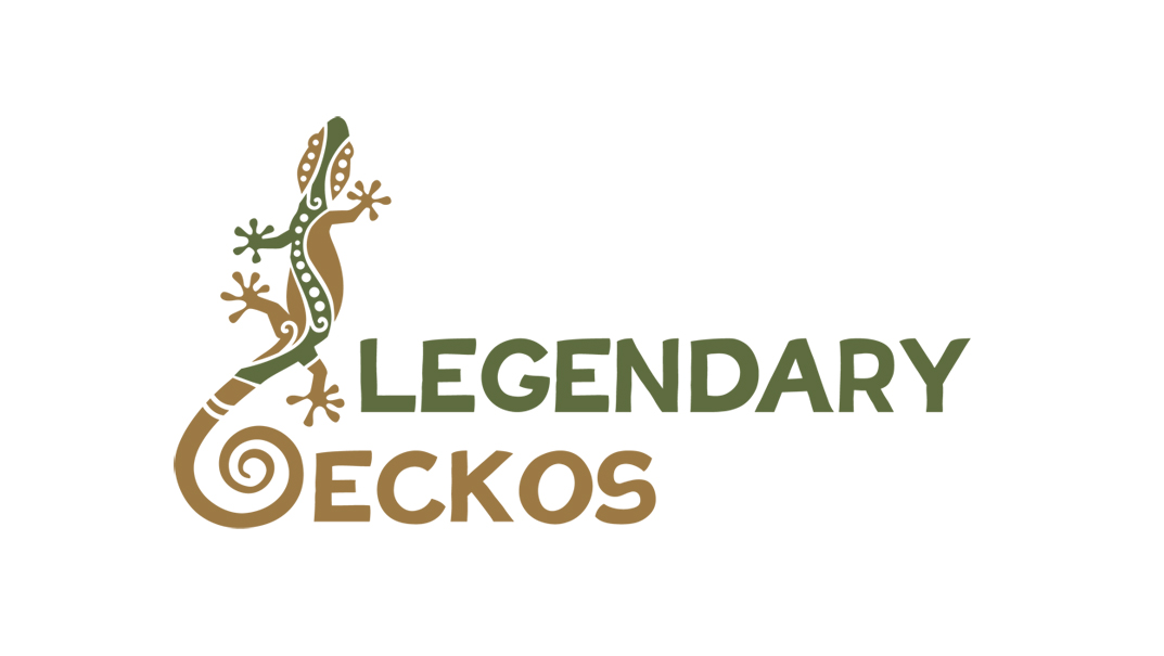 Логотип зоомагазина «Legendary Geckos»