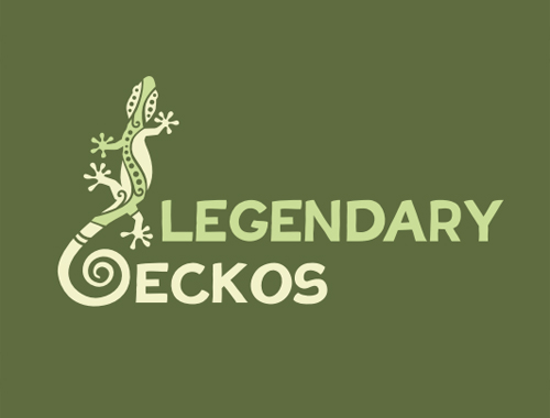 Логотип зоомагазина «Legendary Geckos»