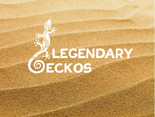 Логотип зоомагазина «Legendary Geckos»
